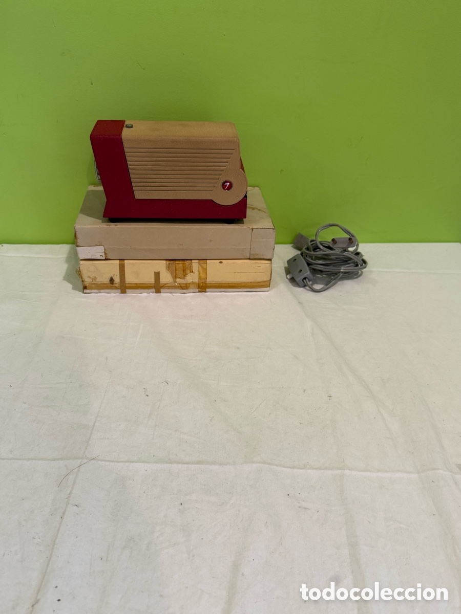 Fotograf&iacute;a antigua: Proyector de diapositivas vintage Manu-pet para 35 mm &ndash; V-100W &ndash; fabricaci&oacute;n japonesa, a&ntilde;os 60/70