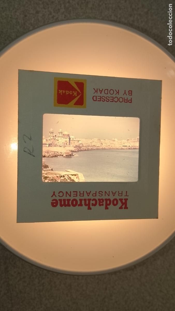 Fotograf&iacute;a antigua: DIAPOSITIVA A&Ntilde;OS 60 70 CADIZ CAPITAL VISTAS