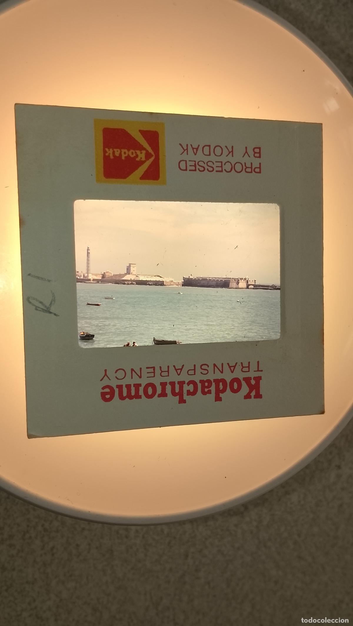 Fotograf&iacute;a antigua: DIAPOSITIVA A&Ntilde;OS 60 70 CADIZ CAPITAL VISTAS