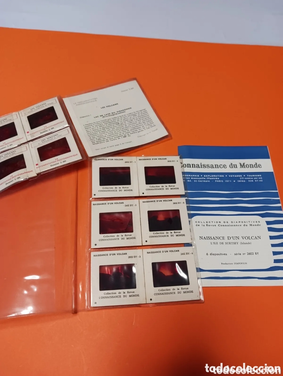 Photographie ancienne: Coleccion Diapositivas de volcanes y erupciones volcanicas