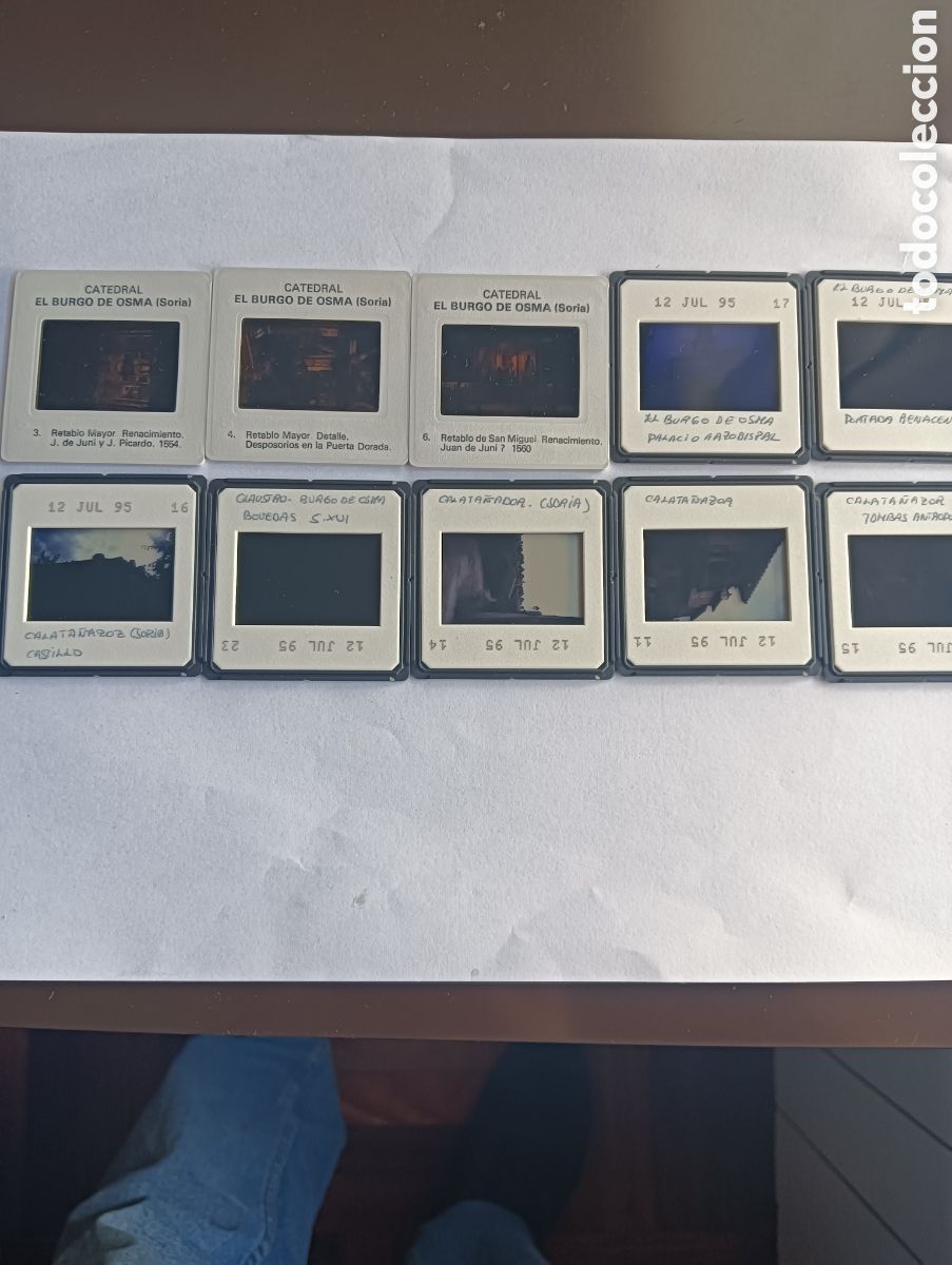 Fotograf&iacute;a antigua: DIAPOSITIVAS SORIA LOTE DE 10. VER DESCRIPCION