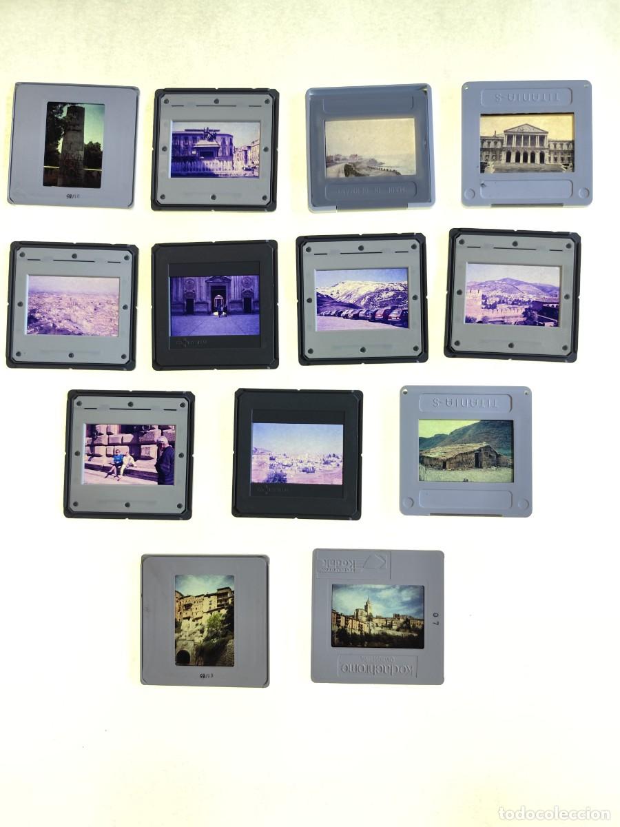 Fotograf&iacute;a antigua: 13 DIAPOSITIVAS CASERAS CIUDADES ESPA&Ntilde;A, A&Ntilde;OS 80 - CUENCA , GRANADA, MADRID..ETC