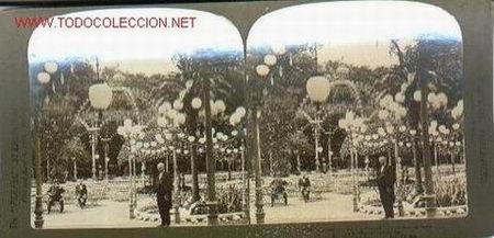 Fotografia antiga: ESCENA EN LOS JARDINES DE KROLL'S. Berl&iacute;n. Alemania