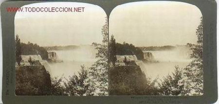 Fotografia antiga: VISTA GENERAL DE LAS CATARATAS DEL NIAGARA. U.S.A.