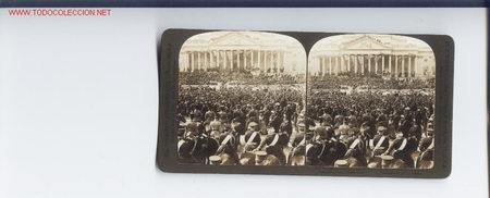 Fotografia antiga: Proclamacion del Presidente Roosevelt en el Capitolio.!905
