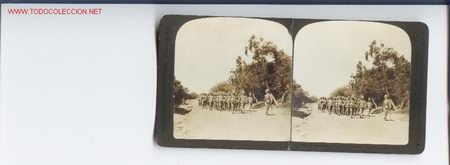Fotografia antica: Regimiento desfilando.1901