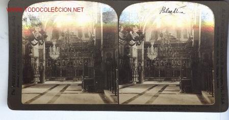 Fotografia antica: Fotografia estereoscopica, a&ntilde;o 1901.