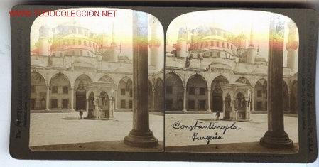 Photographie ancienne: Fotografia estereoscopica, a&ntilde;o 1901.