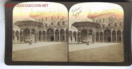 Fotografia antiga: Fotografia estereoscopica, a&ntilde;o 1901.