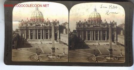 Photographie ancienne: Fotografia estereoscopica, a&ntilde;o 1909.