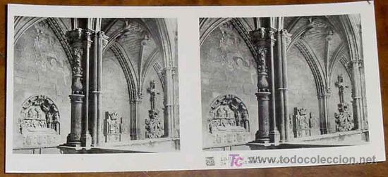 Fotografia antica: ANTIGUA FOTO ESTEREOSCOPICA  DE LEON - COLECCION N. 32 - 1&ordf; SERIE - ED. RELLEY - PLAZA MAYOR - N. 6.