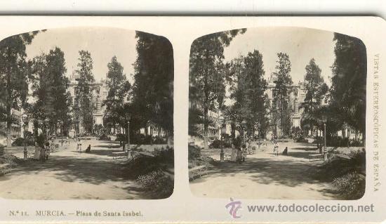 Fotografia antiga: (ES-42)FOTOGRAFIA MURCIA-PLAZA SANTA ISABEL