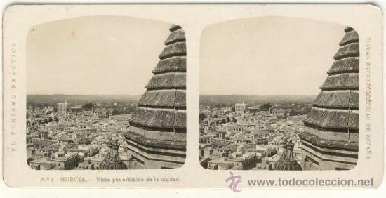 Fotografia antiga: (ES-39)FOTOGRAFIA DE MURCIA-VISTA PANORAMICA DE LA CIUDAD