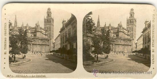 Fotografia antiga: (ES-38)FOTOGRAFIA DE SEVILLA-LA CATEDRAL