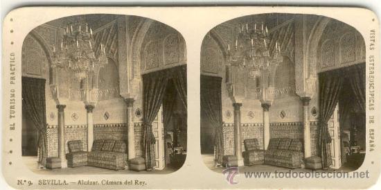 Photographie ancienne: (ES-35)FOTOGRAFIA DE SEVILLA-ALCAZAR.CAMARA DEL REY
