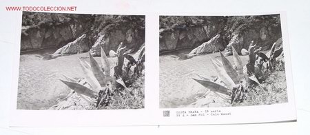Fotograf&iacute;a antigua: ANTIGUA POSTAL ESTEREOSCOPICA - COSTA BRAVA 3&ordm; SERIE - MIDE 6X13 CMS - N&ordm; 4