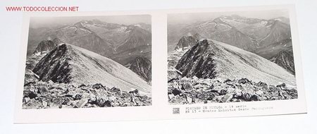 Antique Photography: ANTIGUA ESTEREOSCOPIA DE PIRINEO DE HUESCA  - MIDE 6X13 - 1&ordm; SERIE - N&ordm; 13