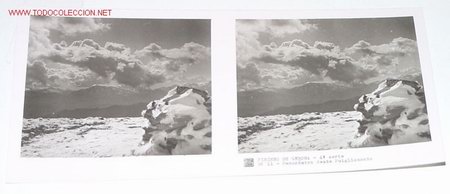 Fotografia antiga: ANTIGUA ESTEREOSCOPIA DE PIRINEO DE GERONA  - MIDE 6X13 - 4&ordm; SERIE - N&ordm; 11