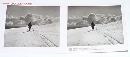 Fotografia antiga: ANTIGUA ESTEREOSCOPIA DE PIRINEO DE GERONA  - MIDE 6X13 - 4&ordm; SERIE - N&ordm; 8
