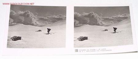 Fotografia antiga: ANTIGUA ESTEREOSCOPIA DE PIRINEO DE GERONA  - MIDE 6X13 - 4&ordm; SERIE - N&ordm; 6