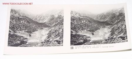 Fotografia antica: ANTIGUA ESTEREOSCOPIA PIRINEO DE LERIDA - LERIDA - MIDE 6X13 - 1&ordm; SERIE - N&ordm; 8