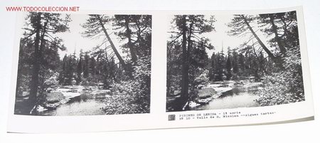 Fotografia antica: ANTIGUA ESTEREOSCOPIA PIRINEO DE LERIDA - LERIDA - MIDE 6X13 - 1&ordm; SERIE - N&ordm; 10