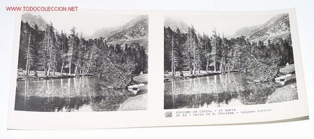 Fotografia antiga: ANTIGUA ESTEREOSCOPIA PIRINEO DE LERIDA - LERIDA - MIDE 6X13 - 1&ordm; SERIE - N&ordm; 12