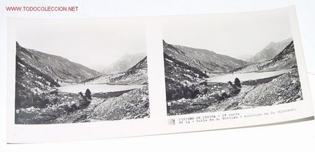 Fotografia antica: ANTIGUA ESTEREOSCOPIA PIRINEO DE LERIDA - LERIDA - MIDE 6X13 - 1&ordm; SERIE - N&ordm; 14