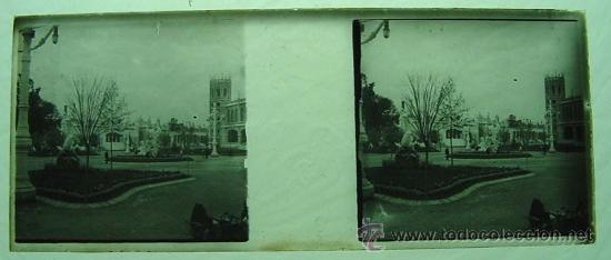 Photographie ancienne: ANTIGUA FOTOGRAFIA ESTEREOSCOPICA DE CRISTAL - MIDE 10,5 X 4,5 CMS. - TAL COMO SE VE EN LA FOTO.