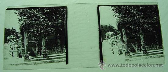 Antique Photography: ANTIGUA FOTOGRAFIA ESTEREOSCOPICA DE CRISTAL - MIDE 10,5 X 4,5 CMS. - TAL COMO SE VE EN LA FOTO.