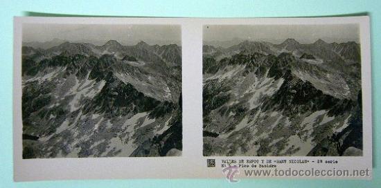 Fotografia antiga: F81.-13x6  VALLES DE ESPOT Y DE SANT NICOLAU 2&ordf; SERIE N&ordm; 6 Pico de Basiero
