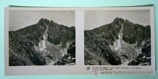 Fotograf&iacute;a antigua: F84.-13x6  VALLES DE ESPOT Y DE SANT NICOLAU 2&ordf; SERIE N&ordm; 9 Pico Basiero