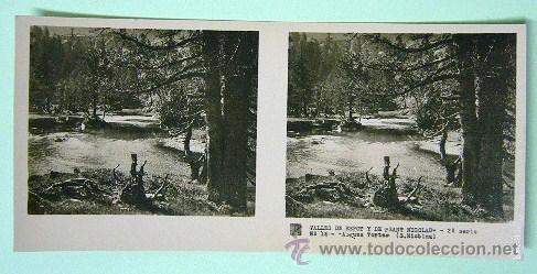 Fotograf&iacute;a antigua: F89.-13x6  VALLES DE ESPOT Y DE SANT NICOLAU 2&ordf; SERIE N&ordm; 14 Aig&uuml;es Tortes