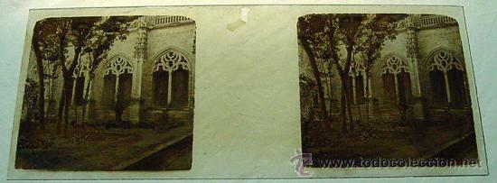 Fotografia antica: ANTIGUA FOTOGRAFIA ESTEREOSCOPICA DE CRISTAL - ESTEREOCOPIA - MIDE 10,5 X 4,5 CMS, TAL COMO SE VE EN