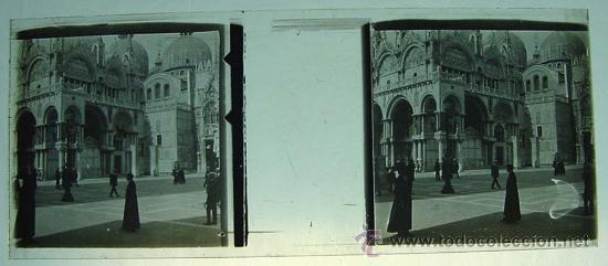 Fotografia antica: ANTIGUA FOTOGRAFIA ESTEREOSCOPICA DE CRISTAL - ESTEREOCOPIA - MIDE 10,5 X 4,5 CMS, TAL COMO SE VE EN