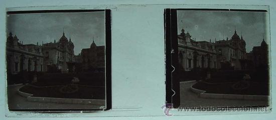 Fotografia antica: ANTIGUA FOTOGRAFIA ESTEREOSCOPICA DE CRISTAL - ESTEREOCOPIA - MIDE 10,5 X 4,5 CMS, TAL COMO SE VE EN