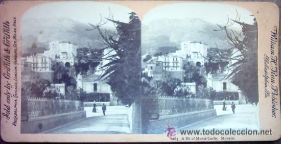 Fotografia antica: 1885 A BIT OF MONTE CARLO. MONACO.