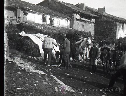 Fotografia antica: FOTO ESTEREOSCOPICA CRISTAL 45X110 MASIA COMPRA DE HUEVOS