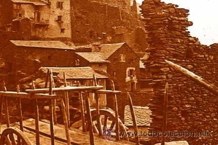 Fotografia antica: FOTO ESTEREOSCOPICA CRISTAL 60X130 POBLACION RURAL