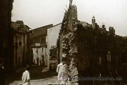 Fotografia antica: FOTO ESTEREOSCOPICA CRISTAL 60X130 ENTRADA AL PUIEBLO
