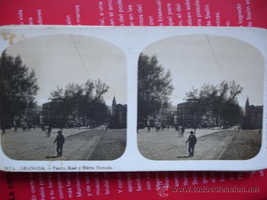 Fotograf&iacute;a antigua: GRANADA,PUERTA REAL - Foto 1