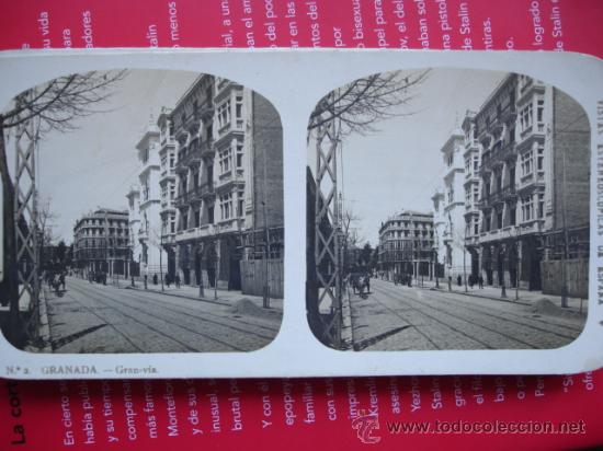Fotograf&iacute;a antigua: GRANADA,GRAN VIA - Foto 1