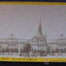 Fotografía antigua: VISTA ESTEREOSCÓPICA-PARIS. PALACIO DE JUSTICIA.. Lote 16964036