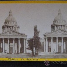 Fotografía antigua: VISTA ESTEREOSCÓPICA-PARIS. EL PANTEON. Lote 16964038