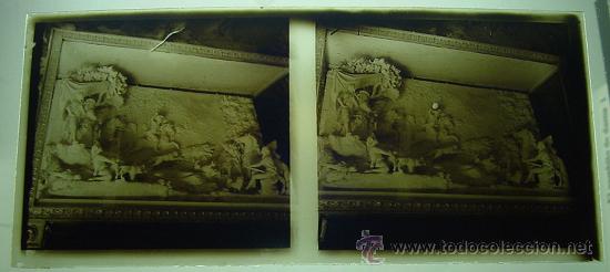 Fotografia antica: ANTIGUA FOTOGRAFIA ESTEREOSCOPICA DE CRISTAL DE ESCORIAL - 4 DE JUNIO 1940 - IMPRESIONANTE - EXCELEN