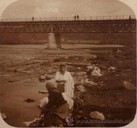 Fotografia antiga: GERONA.- PUENTE SOBRE EL RIO TER