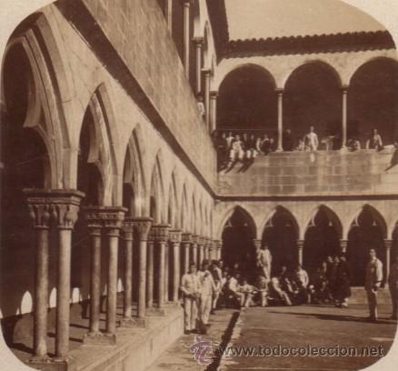 Fotografia antiga: GERONA.- CLAUSTRO. EXCONVENTO DE SAN CRISTOBAL