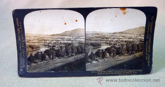Antique Photography: FOTOGRAFIA, ESTEREOSCOPICA, VERMONT, U.S.A. 1903. THE &rdquo;PERFEC&rdquo; STEREOGRAPH.