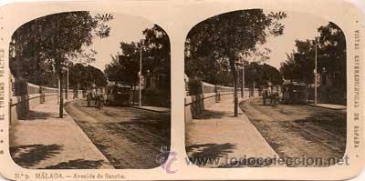 Fotografia antiga: MALAGA - N&ordm;9 Avenida de Sancha