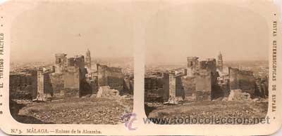 Fotografia antiga: MALAGA - N&ordm;3 Ruinas de la Alcazaba